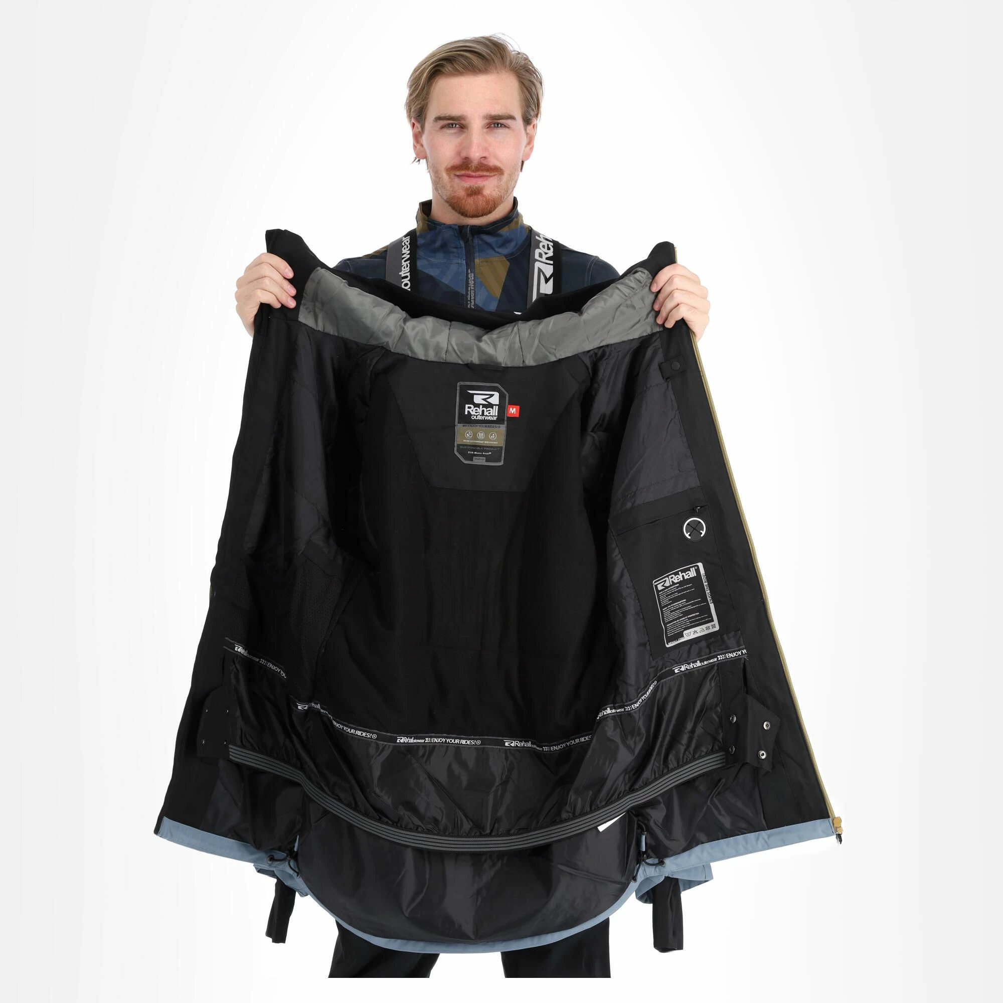 Rehall, Cream-R Ski-jas Heren Mirage Blauw 7 Rehall, Cream-R Ski-jas Heren Mirage Blauw - Afbeelding 5