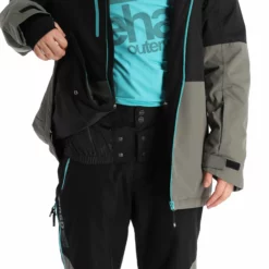 Rehall, Cream-R Ski-jas Heren Zwart -XUEFENG EXTREME OUTFIT rehall cream r aa jas gevoerd heren zwart 22rehal102v2 BI 09