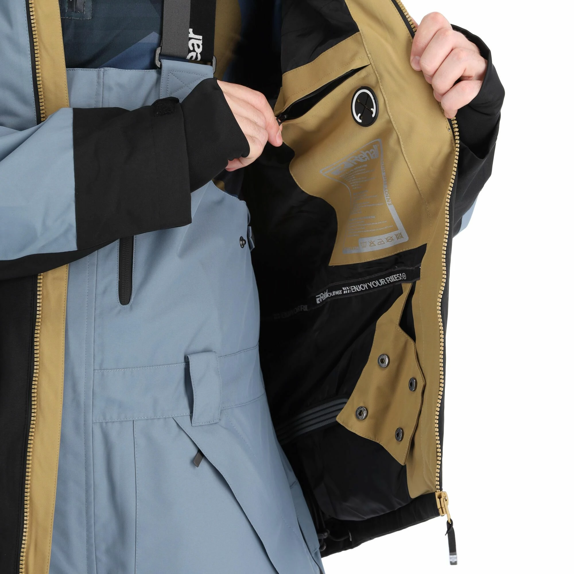 Rehall, Dragon-R Ski-jas Heren Mirage Blauw 13 Rehall, Dragon-R Ski-jas Heren Mirage Blauw - Afbeelding 11