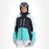 Rehall, Elly-R Ski-jas Dames Jeans Blauw -XUEFENG EXTREME OUTFIT rehall elly r aa jas gevoerd dames jeans blauw 22rehal138v1 BI 02