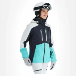 Rehall, Elly-R Ski-jas Dames Jeans Blauw -XUEFENG EXTREME OUTFIT rehall elly r aa jas gevoerd dames jeans blauw 22rehal138v1 BI 04