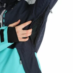 Rehall, Elly-R Ski-jas Dames Jeans Blauw -XUEFENG EXTREME OUTFIT rehall elly r aa jas gevoerd dames jeans blauw 22rehal138v1 BI 10