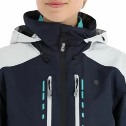 Rehall, Elly-R Ski-jas Dames Jeans Blauw -XUEFENG EXTREME OUTFIT rehall elly r aa jas gevoerd dames jeans blauw 22rehal138v1 BI 11