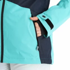 Rehall, Elly-R Ski-jas Dames Jeans Blauw -XUEFENG EXTREME OUTFIT rehall elly r aa jas gevoerd dames jeans blauw 22rehal138v1 BI 13