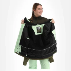 Rehall, Elly-R Ski-jas Dames Pastel Groen -XUEFENG EXTREME OUTFIT rehall elly r aa jas gevoerd dames pastel groen 22rehal138v2 BI 06