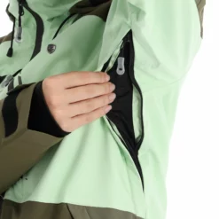 Rehall, Elly-R Ski-jas Dames Pastel Groen -XUEFENG EXTREME OUTFIT rehall elly r aa jas gevoerd dames pastel groen 22rehal138v2 BI 13