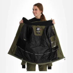 Rehall, Evy-R Ski-jas Dames Dusty Olive Groen -XUEFENG EXTREME OUTFIT rehall evy r aa jas gevoerd dames dusty olive groen 22rehal139v1 BI 06