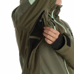 Rehall, Evy-R Ski-jas Dames Dusty Olive Groen -XUEFENG EXTREME OUTFIT rehall evy r aa jas gevoerd dames dusty olive groen 22rehal139v1 BI 10
