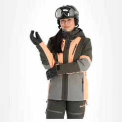 Rehall, Evy-R Ski-jas Dames Gunmetal Grijs -XUEFENG EXTREME OUTFIT rehall evy r aa jas gevoerd dames gunmetal grijs 22rehal139v4 BI 04