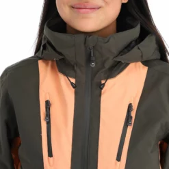 Rehall, Evy-R Ski-jas Dames Gunmetal Grijs -XUEFENG EXTREME OUTFIT rehall evy r aa jas gevoerd dames gunmetal grijs 22rehal139v4 BI 10