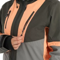 Rehall, Evy-R Ski-jas Dames Gunmetal Grijs -XUEFENG EXTREME OUTFIT rehall evy r aa jas gevoerd dames gunmetal grijs 22rehal139v4 BI 11