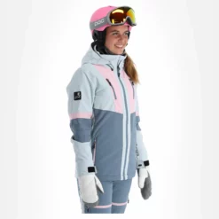 Rehall, Evy-R Ski-jas Dames Ice Blauw -XUEFENG EXTREME OUTFIT rehall evy r aa jas gevoerd dames ice blauw 22rehal139v2 BI 04