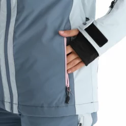 Rehall, Evy-R Ski-jas Dames Ice Blauw -XUEFENG EXTREME OUTFIT rehall evy r aa jas gevoerd dames ice blauw 22rehal139v2 BI 12