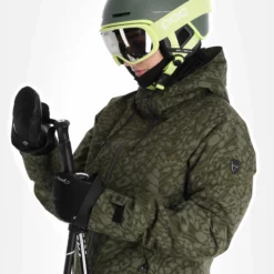 Rehall, Kiki-R Ski-jas Dames Dusty Panther Groen -XUEFENG EXTREME OUTFIT rehall kiki r aa jas gevoerd dames dusty panther groen 22rehal142v2 BI 05