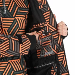 Rehall, Kiki-R Ski-jas Dames Gunmetal Blocks Grijs -XUEFENG EXTREME OUTFIT rehall kiki r aa jas gevoerd dames gunmetal blocks grijs 22rehal142v4 BI 12