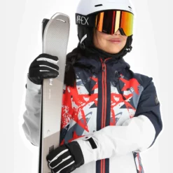 Rehall, Kiki-R Ski-jas Dames Jeans Blauw -XUEFENG EXTREME OUTFIT rehall kiki r aa jas gevoerd dames jeans blauw 22rehal142v5 BI 05