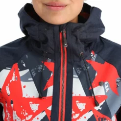 Rehall, Kiki-R Ski-jas Dames Jeans Blauw -XUEFENG EXTREME OUTFIT rehall kiki r aa jas gevoerd dames jeans blauw 22rehal142v5 BI 12