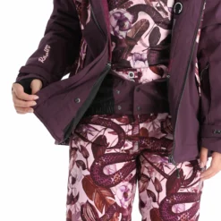 Rehall, Kiki-R Ski-jas Dames Snake Roze -XUEFENG EXTREME OUTFIT rehall kiki r aa jas gevoerd dames snake roze 22rehal142v1 BI 07