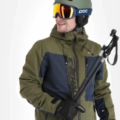 Rehall, Lord-R Ski-jas Heren Olive Night Groen -XUEFENG EXTREME OUTFIT rehall lord r aa jas gevoerd heren olive night groen 22rehal106v2 BI 05