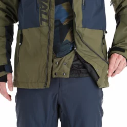 Rehall, Lord-R Ski-jas Heren Olive Night Groen -XUEFENG EXTREME OUTFIT rehall lord r aa jas gevoerd heren olive night groen 22rehal106v2 BI 13