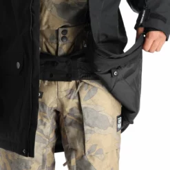 Rehall, Mason-R Ski-jas Heren Zwart -XUEFENG EXTREME OUTFIT rehall mason r aa jas gevoerd heren zwart AA11reh106a BI 09