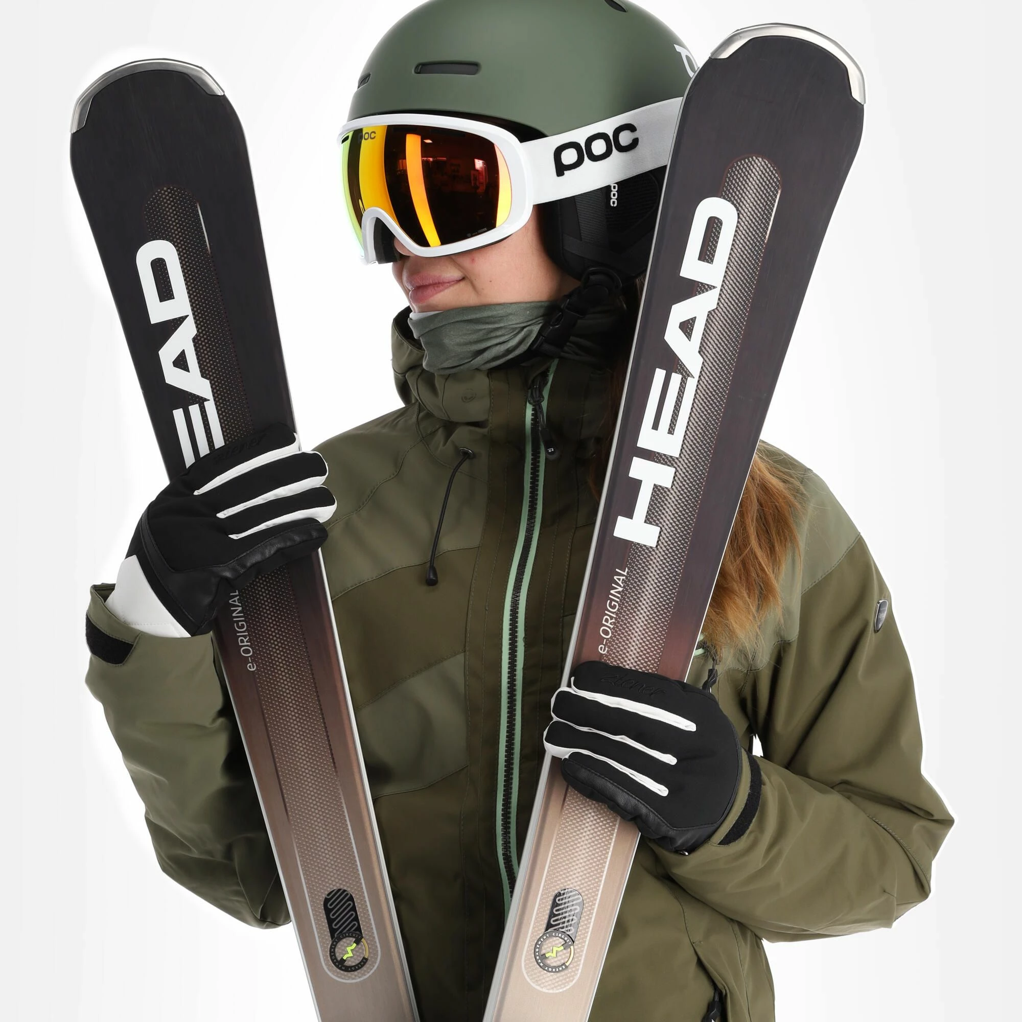 Rehall, Maus-R Ski-jas Dames Dusty Olive Groen 6 Rehall, Maus-R Ski-jas Dames Dusty Olive Groen - Afbeelding 4