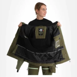 Rehall, Maus-R Ski-jas Dames Dusty Olive Groen 17 Rehall, Maus-R Ski-jas Dames Dusty Olive Groen -XUEFENG EXTREME OUTFIT rehall maus r aa jas gevoerd dames dusty olive groen 22rehal143v2 BI 06