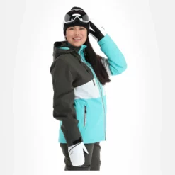 Rehall, Ricky-R Ski-jas Dames Graphite Grijs -XUEFENG EXTREME OUTFIT rehall ricky r aa jas gevoerd dames graphite grijs 22rehal140v2 BI 04 1