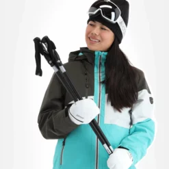 Rehall, Ricky-R Ski-jas Dames Graphite Grijs -XUEFENG EXTREME OUTFIT rehall ricky r aa jas gevoerd dames graphite grijs 22rehal140v2 BI 05 1