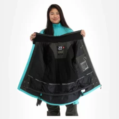 Rehall, Ricky-R Ski-jas Dames Graphite Grijs -XUEFENG EXTREME OUTFIT rehall ricky r aa jas gevoerd dames graphite grijs 22rehal140v2 BI 06 1