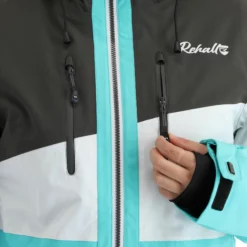 Rehall, Ricky-R Ski-jas Dames Graphite Grijs -XUEFENG EXTREME OUTFIT rehall ricky r aa jas gevoerd dames graphite grijs 22rehal140v2 BI 11 1