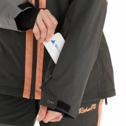 Rehall, Ricky-R Ski-jas Dames Gunmetal Grijs -XUEFENG EXTREME OUTFIT rehall ricky r aa jas gevoerd dames gunmetal grijs 22rehal140v6 BI 08