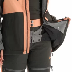 Rehall, Ricky-R Ski-jas Dames Gunmetal Grijs -XUEFENG EXTREME OUTFIT rehall ricky r aa jas gevoerd dames gunmetal grijs 22rehal140v6 BI 09