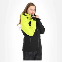 Rehall, Stormy-R Ski-jas Dames Lime Groen/Zwart -XUEFENG EXTREME OUTFIT rehall stormy r ski jas dames lime groen zwart AA20reh031b BI 04