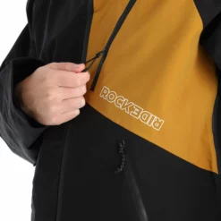 Rock Experience, Ice Thriller Hardshell Ski-jas Heren Caviar Golden Bruin -XUEFENG EXTREME OUTFIT rock experience ice thriller ab hardshell jas heren caviar golden 22rocke102v1 BI 11