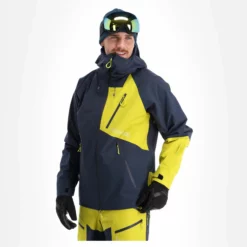 Rock Experience, Ice Thriller Hardshell Ski-jas Heren Citronelle Nights Blauw -XUEFENG EXTREME OUTFIT rock experience ice thriller ab hardshell jas heren citronelle 22rocke102v2 BI 04