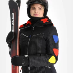 Rossignol, Maddy-Star Jc De Castelbajac Ski-jas Dames Zwart -XUEFENG EXTREME OUTFIT rossignol maddy star jc de castelbajac aa jas gevoerd dames zwart 22rossi103v1 BI 05