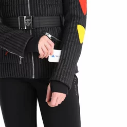 Rossignol, Maddy-Star Jc De Castelbajac Ski-jas Dames Zwart -XUEFENG EXTREME OUTFIT rossignol maddy star jc de castelbajac aa jas gevoerd dames zwart 22rossi103v1 BI 09