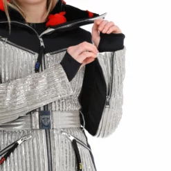 Rossignol, Maddy-Star Sl Jc De Castelbajac Ski-jas Dames Zilver -XUEFENG EXTREME OUTFIT rossignol maddy star sl jc de castelbajac aa jas gevoerd dames 22rossi104v1 BI 10