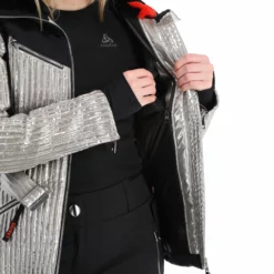 Rossignol, Maddy-Star Sl Jc De Castelbajac Ski-jas Dames Zilver -XUEFENG EXTREME OUTFIT rossignol maddy star sl jc de castelbajac aa jas gevoerd dames 22rossi104v1 BI 11