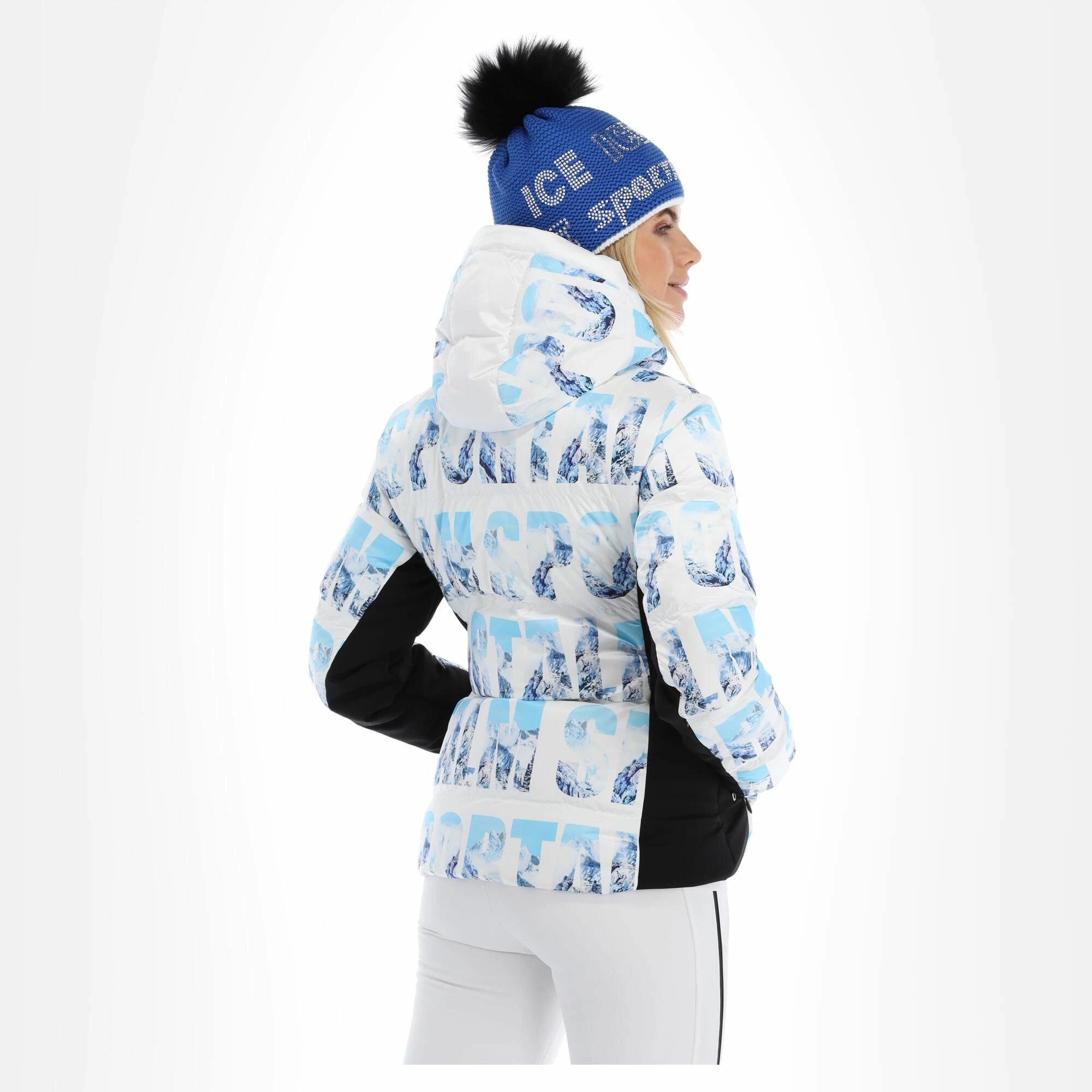 Sportalm Kitzbühel, 9820503185 Ski-jas Dames Optical Wit 4 Sportalm Kitzbühel, 9820503185 Ski-jas Dames Optical Wit - Afbeelding 2