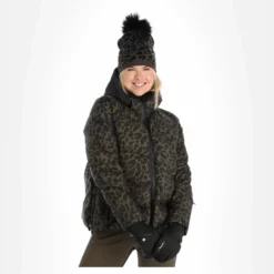 Sportalm Kitzbühel, 9820552135 Ski-jas Dames Olive Groen, Zwart -XUEFENG EXTREME OUTFIT sportalm kitzbuhel 9820552135 aa jas gevoerd dames olive groen 22sport105v1 BI 04