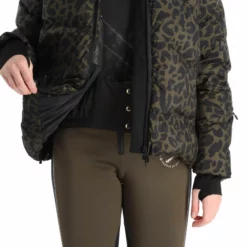 Sportalm Kitzbühel, 9820552135 Ski-jas Dames Olive Groen, Zwart -XUEFENG EXTREME OUTFIT sportalm kitzbuhel 9820552135 aa jas gevoerd dames olive groen 22sport105v1 BI 09