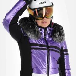 Sportalm Kitzbühel, 9820589140 Ski-jas Dames Amethyst Paars -XUEFENG EXTREME OUTFIT sportalm kitzbuhel 9820589140 aa jas gevoerd dames amethyst paars 22sport108v1 BI 05