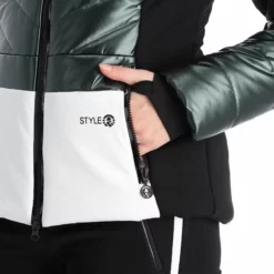 Sportalm Kitzbühel, 9820589140 Ski-jas Dames Jade Groen -XUEFENG EXTREME OUTFIT sportalm kitzbuhel 9820589140 aa jas gevoerd dames jade groen 22sport108v2 BI 12