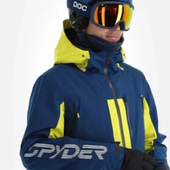 Spyder, Anthem Ski-jas Heren Abyss Blauw 19 Spyder, Anthem Ski-jas Heren Abyss Blauw -XUEFENG EXTREME OUTFIT spyder anthem aa jas gevoerd heren abyss blauw 22spyde117v1 BI 05
