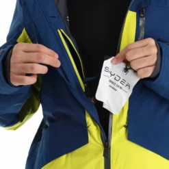 Spyder, Anthem Ski-jas Heren Abyss Blauw 25 Spyder, Anthem Ski-jas Heren Abyss Blauw -XUEFENG EXTREME OUTFIT spyder anthem aa jas gevoerd heren abyss blauw 22spyde117v1 BI 11