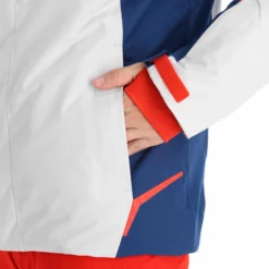 Spyder, Copper Ski-jas Heren Glacier Blauw, Wit -XUEFENG EXTREME OUTFIT spyder copper aa jas gevoerd heren glacier blauw wit 22spyde136v4 BI 12