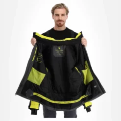 Spyder, Copper Ski-jas Heren Zilver -XUEFENG EXTREME OUTFIT spyder copper aa jas gevoerd heren zilver 22spyde136v3 BI 06