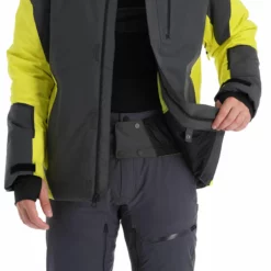 Spyder, Copper Ski-jas Heren Zilver -XUEFENG EXTREME OUTFIT spyder copper aa jas gevoerd heren zilver 22spyde136v3 BI 07